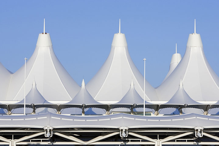 Denver International Airport terminal architecture